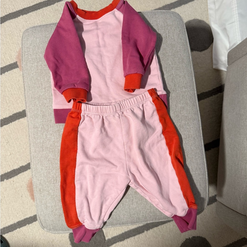 Hanna Andersson Baby French Terry Sweatshirt & Sweatpants Set